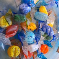 caramelle in vetro di murano 