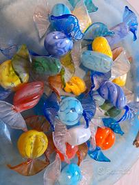 caramelle in vetro di murano 