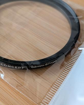 Step Up ring anello step up 62mm 67mm