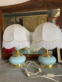 Coppia di lampade vintage da comodino
