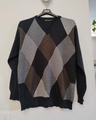 Maglia scollo V uomo Luciano Chiari Tagl 54 ottime