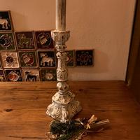 Candelabro da altare in cera
