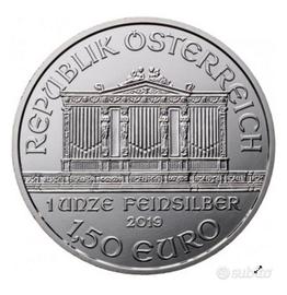 Moneta filarmonica Vienna e moneta American eagle