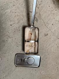 Contenitore Inox con siringa in vetro