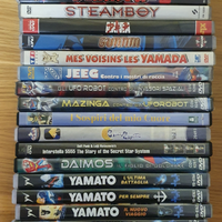 Anime DVD robot JEEG, Gundam, Miyazaki, Yamato