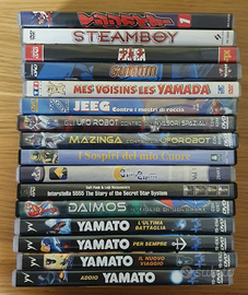 Anime DVD robot JEEG, Gundam, Miyazaki, Yamato