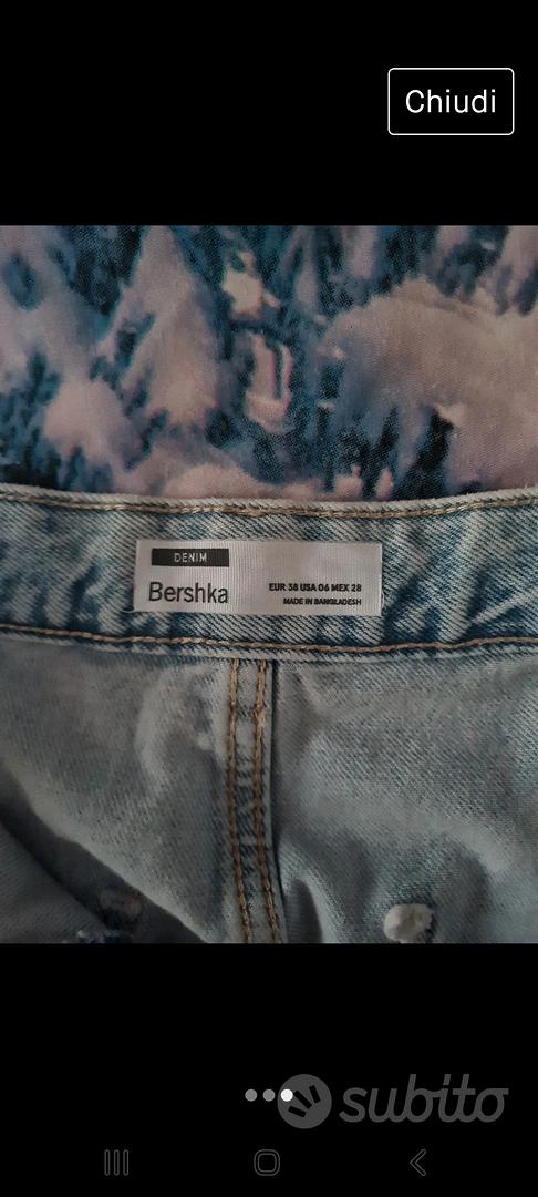 Gonna di pelle hot sale bianca bershka