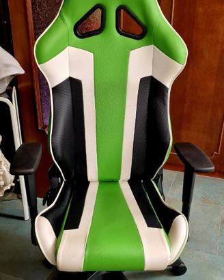 Poltrona Gaming Gammec GT5 Verde Nuova