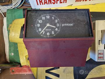 Orologio industriale Solari Udine anni 70