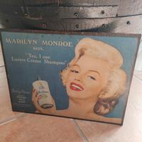 quadro in metallo Marilyn vintage 