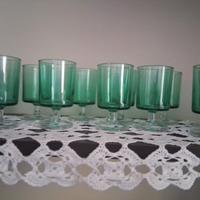 Servizio 12 bicchieri colore verde