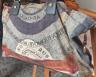 Borsa Gattinoni in classica stampa Planetarium
