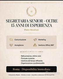 Segretaria - Assistenza -Custome