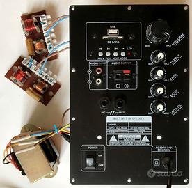 Altoparlanti e amplificatore multimediale