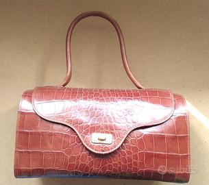 borsa a bauletto con manico corto