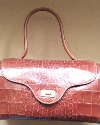 borsa a bauletto con manico corto