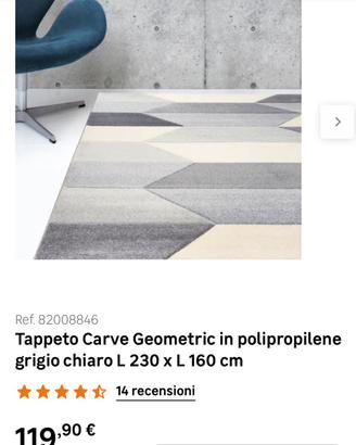 Tappeto geometrico moderno 230x160cm