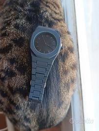 Orologio minimalista nero opaco da uomo | Numeri 