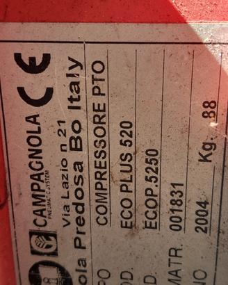 compressore x olive CAMPAGNOLA REDLINE ECOPLUS 520