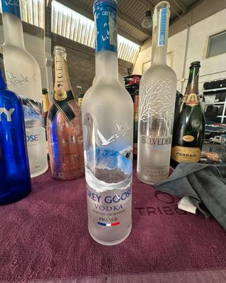Bottiglia vuota grey goose