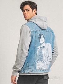 🧥 Giacca in Denim con Cappuccio Jeans City Hunter