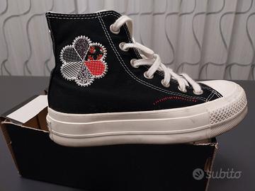 Scarpe ragazza converse misura 35 sneakers nere