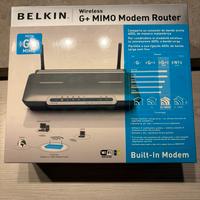 Belkin G+ mimo modem router