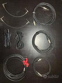 Cavi audio (vari: Jack TS, TRS, XLR...)
