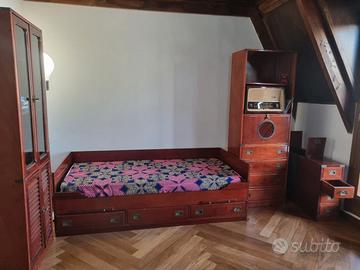 CAMERA STILE MARINA - antico veliero - legno  mass