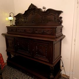 Mobile barocco piemontese in noce