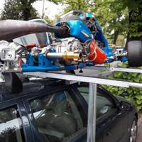 Carrello kart/sollevatore da tetto auto