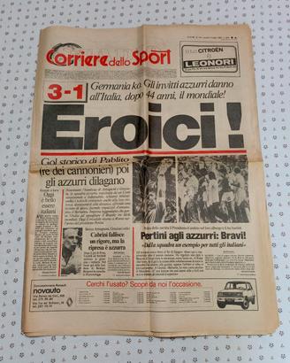 Rarissimo corriere dello sport - 12/07/82