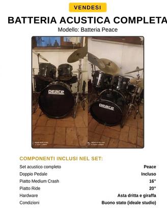 batteria acustica