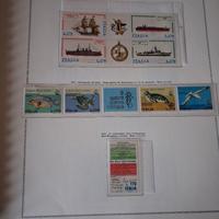 Album Marini francobolli Italia con custodia