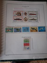Album Marini francobolli Italia con custodia