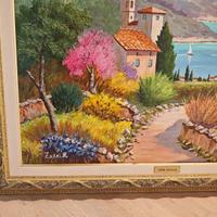 QUADRO ZABAI ACHILLE OLIO SU TELA OPERA ARTE