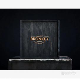 Cinghia Bronkey doppia fotocamera in cuoio