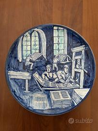 Piatto di Gubbio (A. Del Bianco) - “Scriptorium”