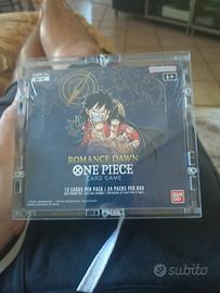 box op01  onepiece card game Blue bottom collezion