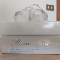 Scarpe Bizarre Sposa Perlato Bianco nr. 37