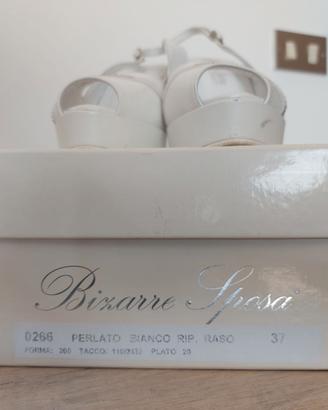 Scarpe Bizarre Sposa Perlato Bianco nr. 37