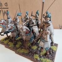Warhammer 7 cavalieri impero  bretonnia dipinti 