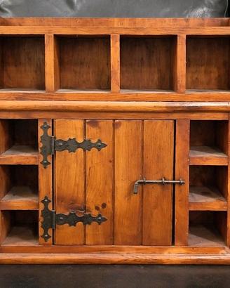 Mobiletto espositivo in legno pregiato