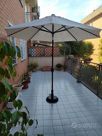 Ombrellone da terrazzo diametro 240 cm