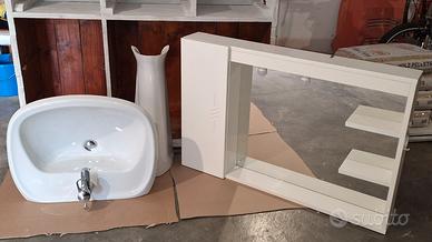 Mobile Bagno completo di Lavandino e Rubinetto