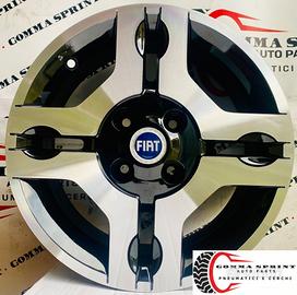 4 CERCHI IN LEGA ORIGINALI RAGGIO 14 FIAT PANDA