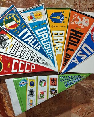 7 GAGLIARDETTI Nazionali di Calcio, anni ‘90 RARI