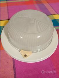 Plafoniera rotonda in vetro 