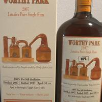 Rum worthy park 2007 10 yo 59°