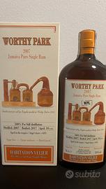 Rum worthy park 2007 10 yo 59°